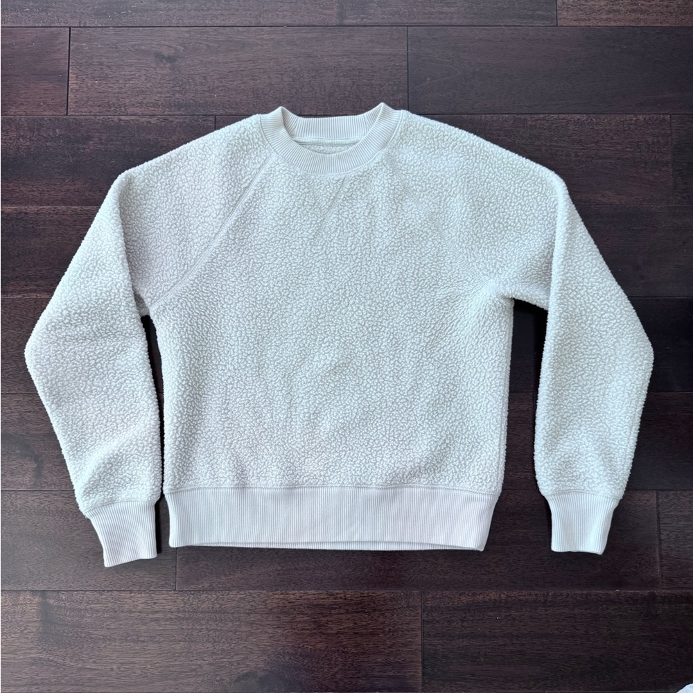 Everlane Renew Raglan Fleece Sweatshirt (XS)